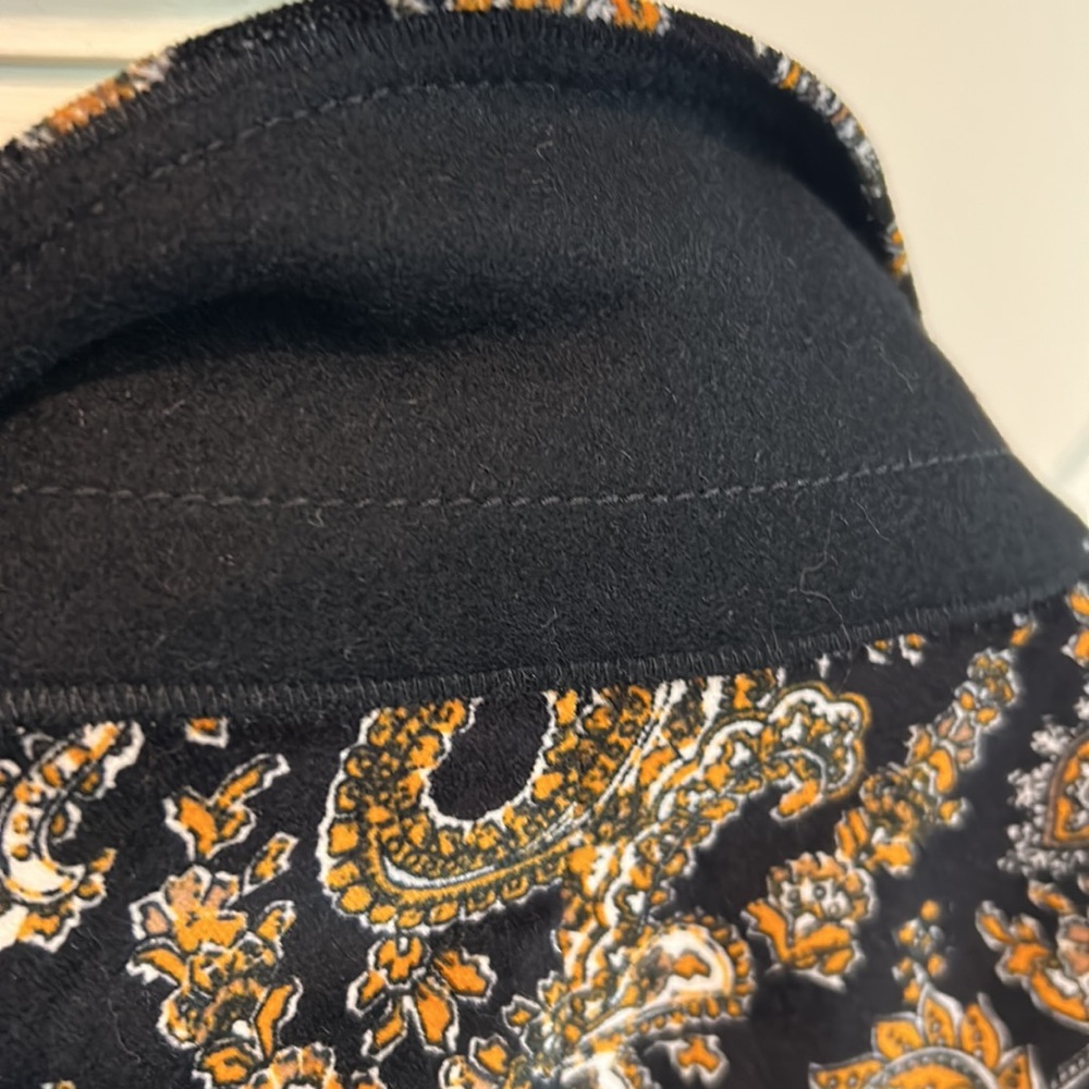 NWOT Velveteen Blazer MICHAEL KORS Black/Marigold/Ivory some stretch & fitted - Picture 9 of 13